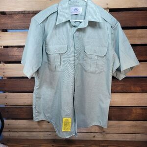 Vintage Green Workwear Shirt